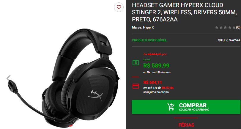 Headset gamer em promoção: 3 opções de diferentes características Captura de tela 2025 01 08 113558.png