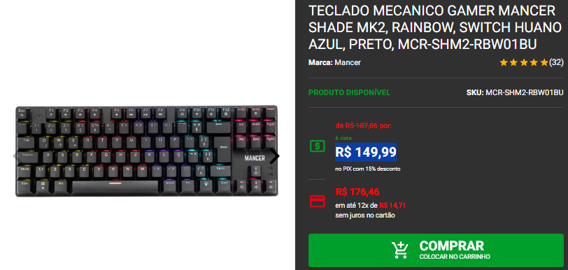 Teclado mecânico de entrada: 3 opções em promoção Captura de tela 2025 01 13 105129.png