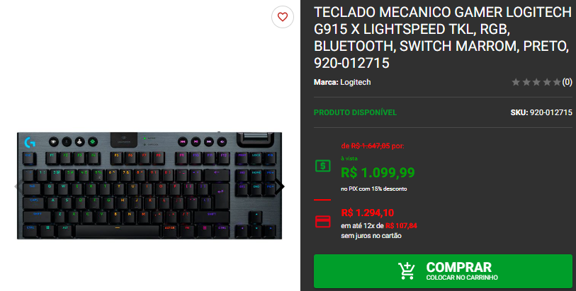 Teclado mecânico profissional: 3 opções em promoção na Pichau 3 Teclado mecânico profissional: 3 opções em promoção na Pichau Captura de tela 2025 01 14 141433.png