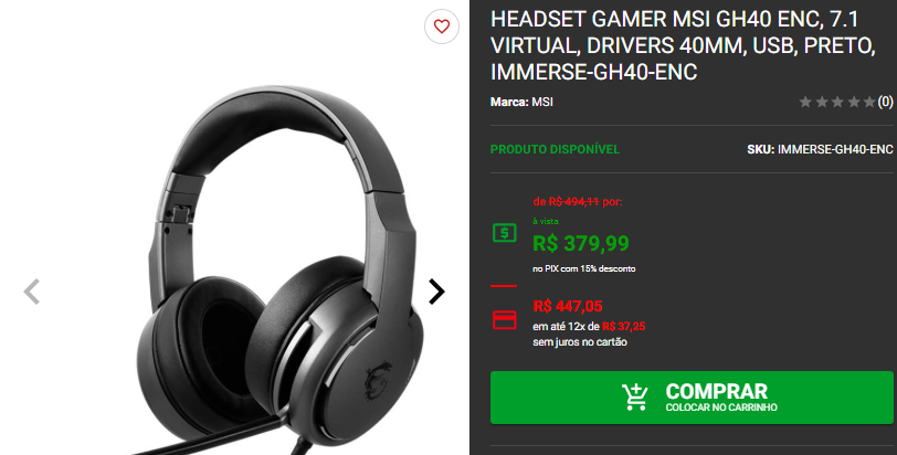 Headset gamer: 3 opções intermediárias disponíveis na Pichau Captura de tela 2025 01 14 174542.png