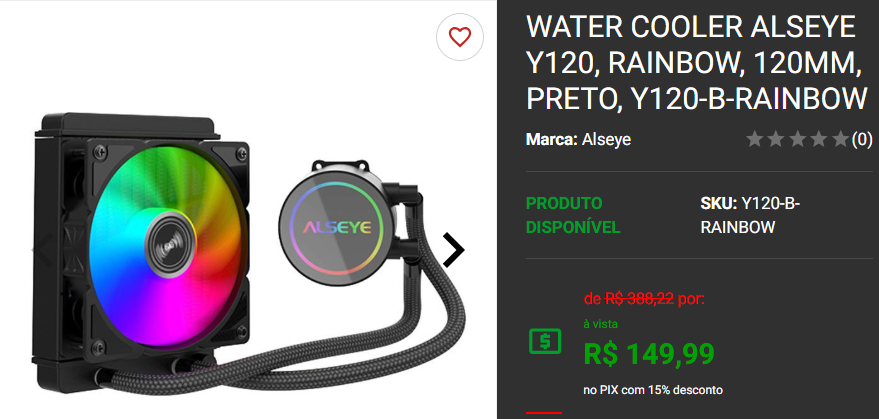 Water Cooler em promoção: 3 opções single-fan na Pichau 3 Water Cooler em promoção: 3 opções single-fan na Pichau Captura de tela 2025 01 17 171718.png