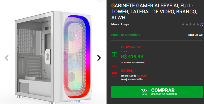 Gabinetes em promoção: 3 opções de destaque na Pichau 3 Gabinetes em promoção: 3 opções de destaque na Pichau Captura de tela 2025 01 22 170913.png