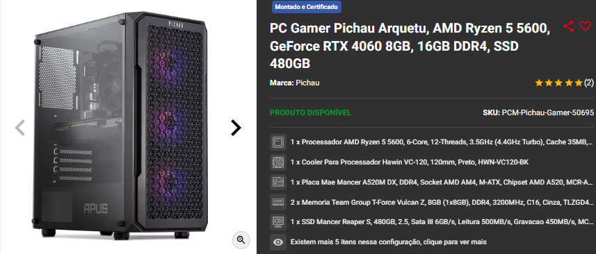 PC Gamer para rodar TUDO por menos de R$5.000 Captura de tela 2025 01 22 174417.png