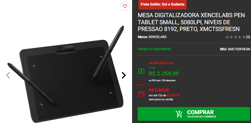 Mesa digitalizadora: 3 opções disponíveis na Pichau 4 Mesa digitalizadora: 3 opções disponíveis na Pichau Captura de tela 2025 01 23 152114.png
