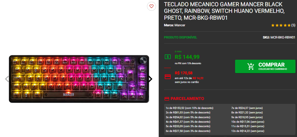 Teclado mecânico: 3 opções disponíveis no site da Pichau 2 Teclado mecânico: 3 opções disponíveis no site da Pichau Captura de tela 2025 01 27 185841.png