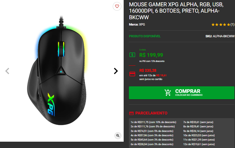 Mouse Gamer: 3 mouses gamers de diferentes características Captura de tela 2025 01 28 191001.png