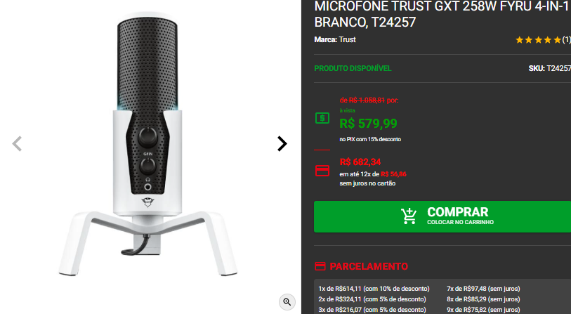 Microfone para Stream: 3 opções profissionais em promoção no site da Pichau 2 Microfone para Stream: 3 opções profissionais em promoção no site da Pichau Captura de tela 2025 01 30 120628.png