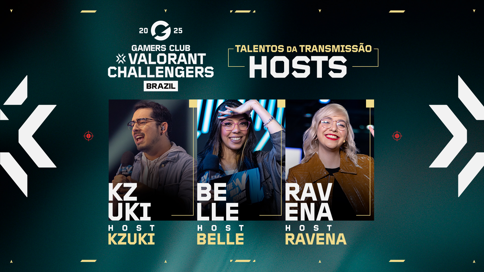 hosts da transmissão do Challengers Brazil 2025