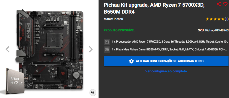 Kit Upgrade em promoção: 3 opções para você turbinar o seu setup. 2 Kit Upgrade em promoção: 3 opções para você turbinar o seu setup. Captura de tela 2025 02 06 162047.png