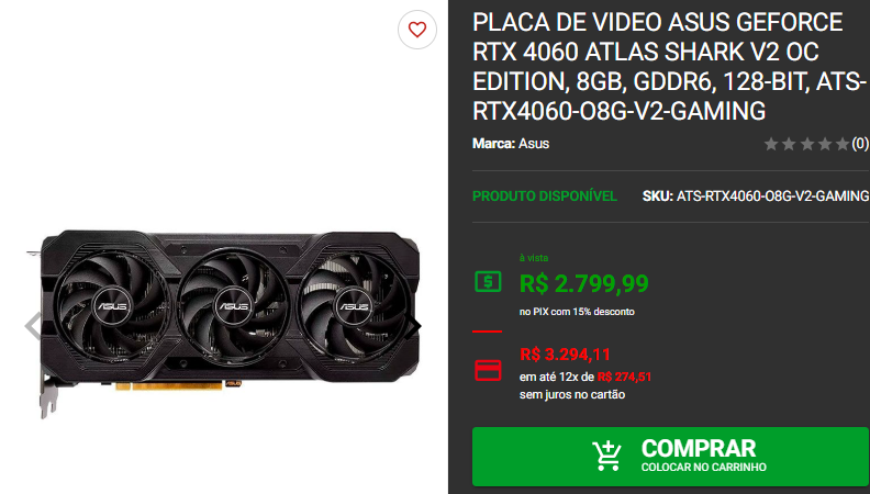 Placa de vídeo NVIDIA: 3 opções em promoção no site da Pichau 4 Placa de vídeo NVIDIA: 3 opções em promoção no site da Pichau Captura de tela 2025 02 06 164022.png