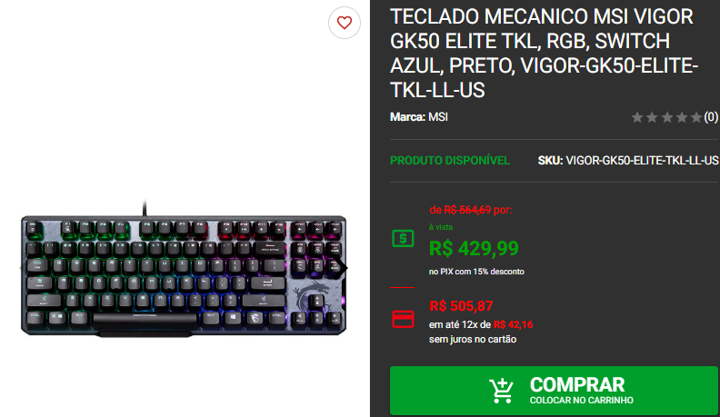 Teclado Gamer: 3 opções em promoção no site da Pichau 3 Teclado Gamer: 3 opções em promoção no site da Pichau Captura de tela 2025 02 07 155015.png