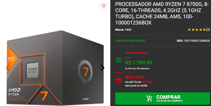 Processadores AMD: 3 opções em promoção no site da Pichau Captura de tela 2025 02 12 120119.png