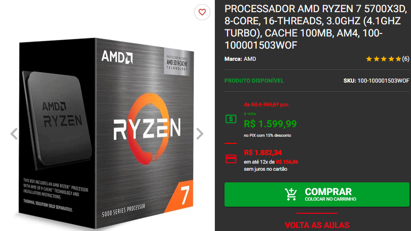 Processadores AMD: 3 opções em promoção no site da Pichau Captura de tela 2025 02 12 120831.png
