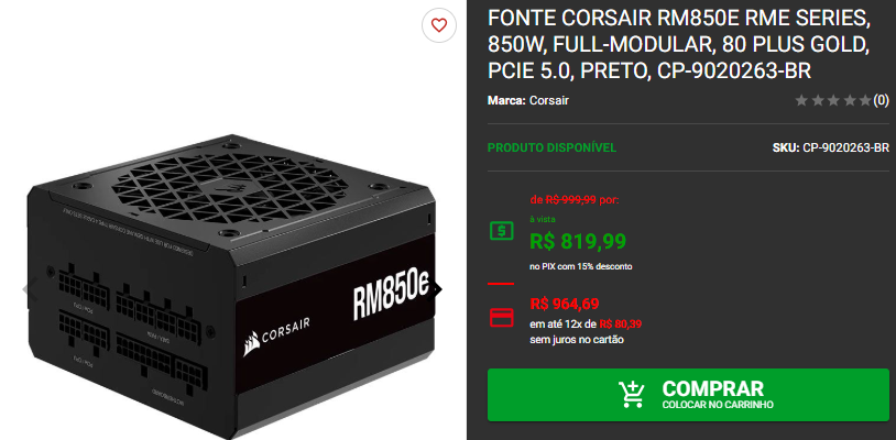 Fonte Gamer em promoção: 3 opções na Pichau 4 Fonte Gamer em promoção: 3 opções na Pichau Captura de tela 2025 02 12 130621.png