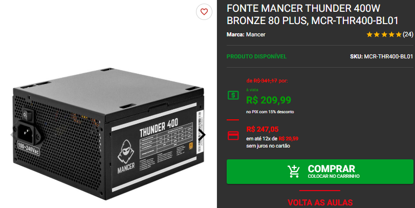 Fonte Gamer em promoção: 3 opções na Pichau 2 Fonte Gamer em promoção: 3 opções na Pichau Captura de tela 2025 02 12 130841.png