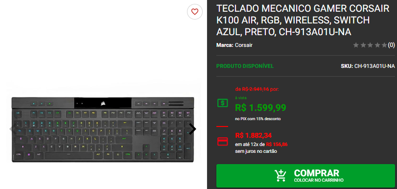 Teclado mecânico em promoção: 3 opções de destaque no site da Pichau Captura de tela 2025 02 13 162650.png
