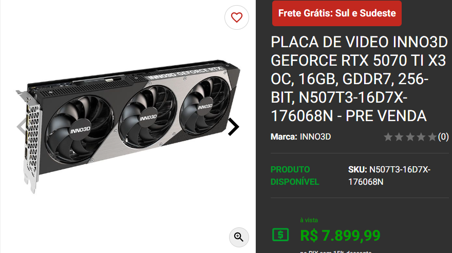 RTX 5070 Chegou à Pichau, confira os preços 2 RTX 5070 Chegou à Pichau, confira os preços Captura de tela 2025 02 24 151113.png