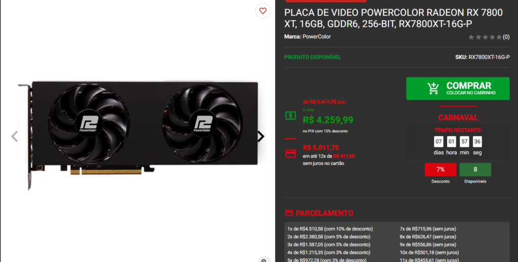 Placa de vídeo AMD: 3 opções em promoção no site 4 Placa de vídeo AMD: 3 opções em promoção no site Captura de tela 2025 02 28 150228