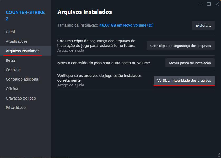 CS2: Aprenda como corrigir o erro "CS2 não abre" Screenshot 95.png