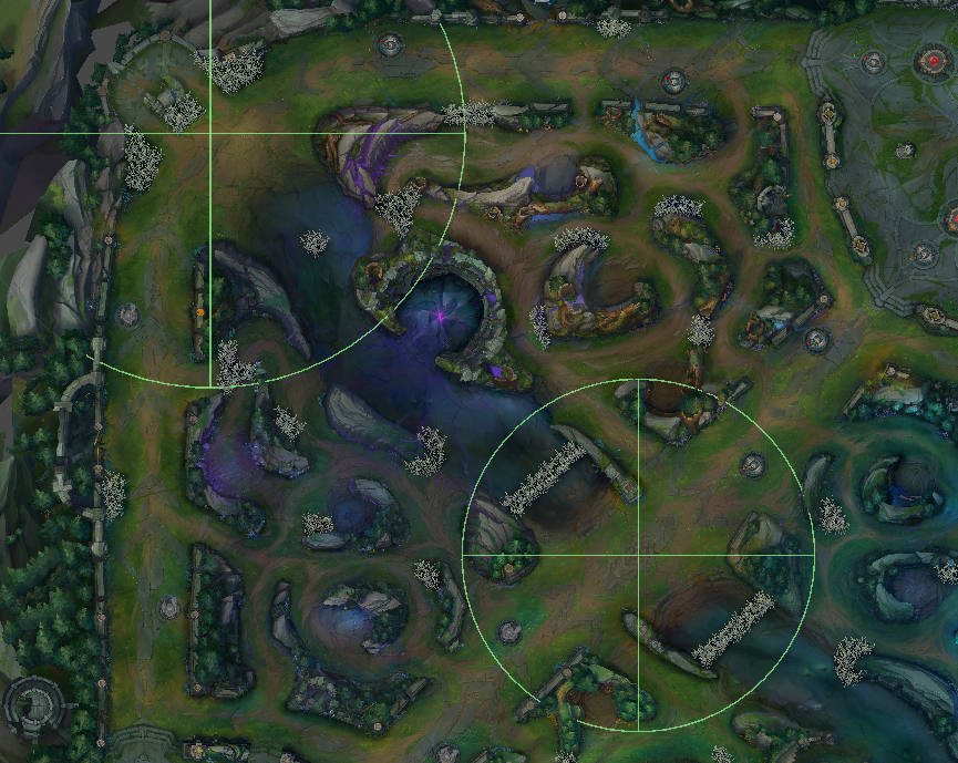 mapa com o alance do sistema anti-lane swap