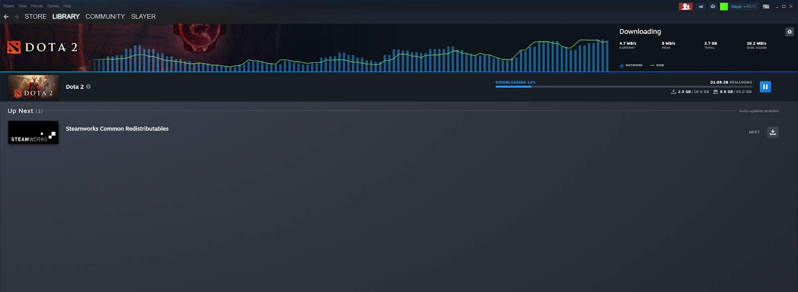 erro 127 no Dota 2