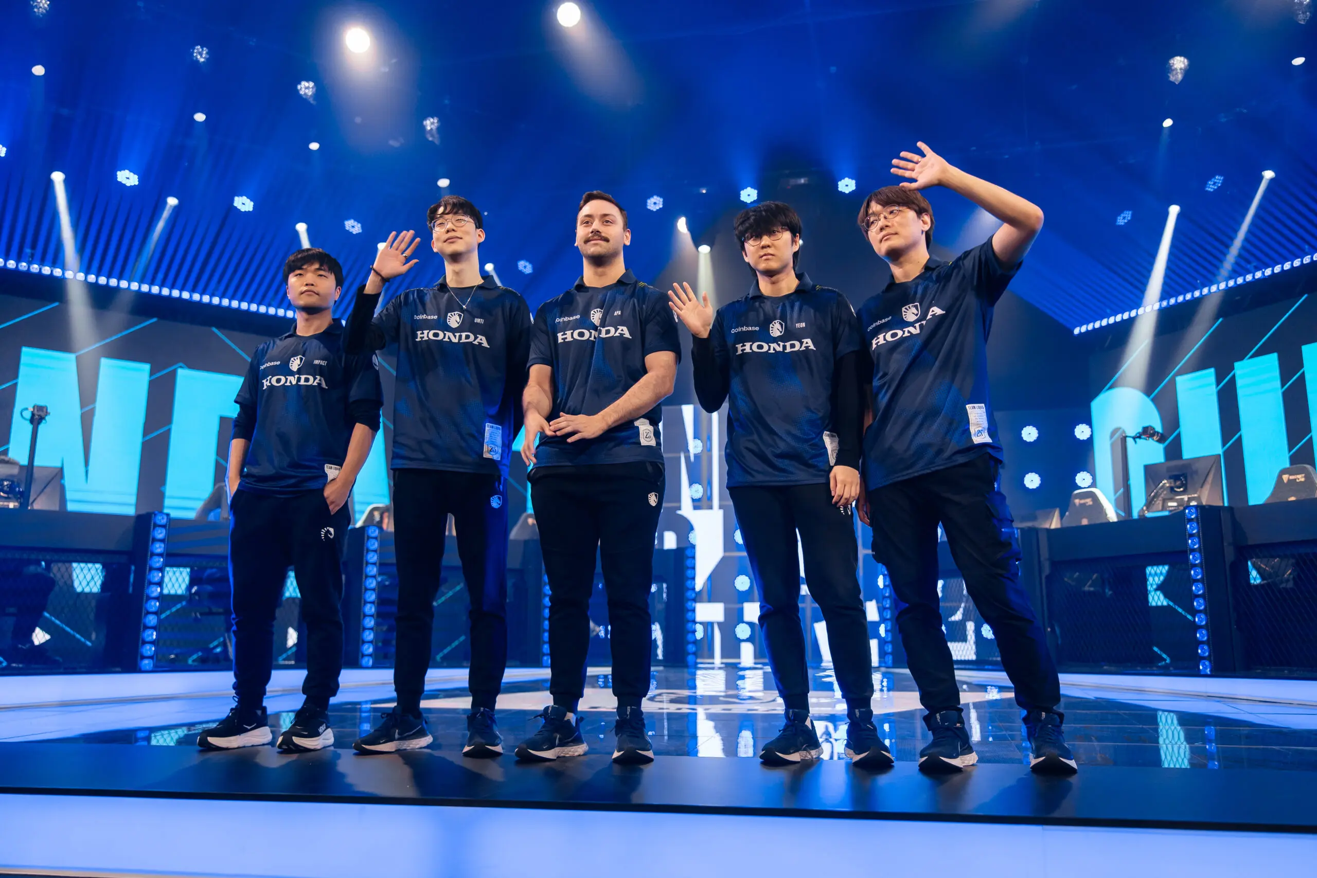 jogadores da Team Liquid que disputa a LTA
