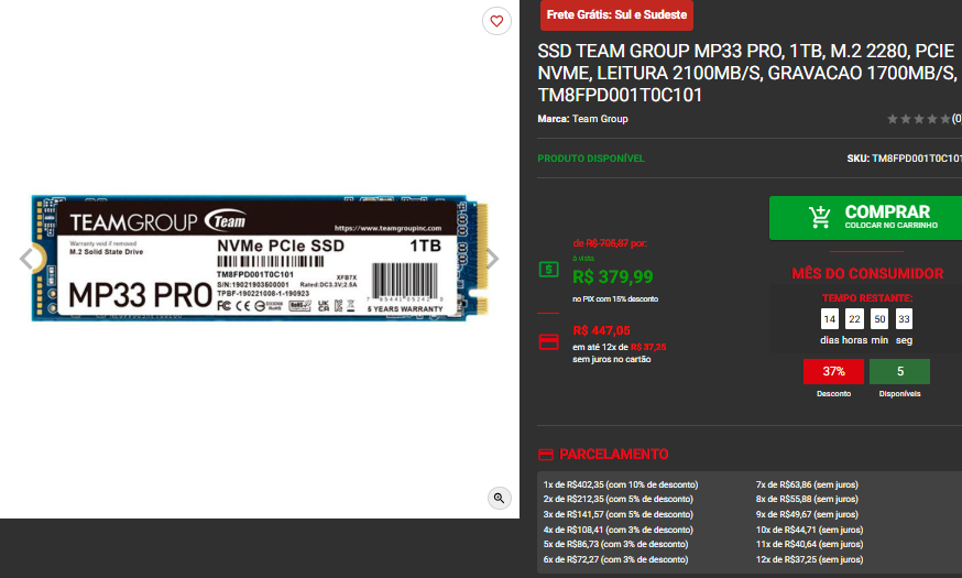 Montamos PC Gamer Ideal de aaté R$ 5.500 Reais para QHD a 60 FPS 5 Montamos PC Gamer Ideal de aaté R$ 5.500 Reais para QHD a 60 FPS Captura de tela 2025 03 13 172631.png