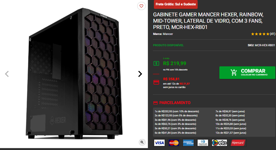 Montamos PC Gamer Ideal de aaté R$ 5.500 Reais para QHD a 60 FPS 7 Montamos PC Gamer Ideal de aaté R$ 5.500 Reais para QHD a 60 FPS Captura de tela 2025 03 13 172644.png