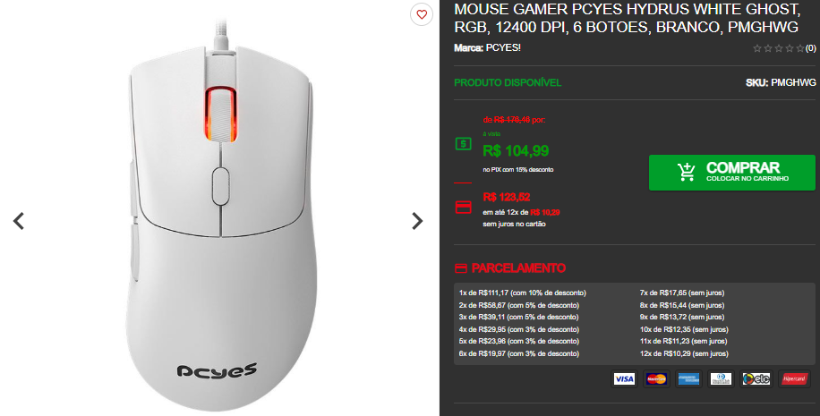 Mouse Gamer: 3 opções em promoção por menos de R$250 2 Mouse Gamer: 3 opções em promoção por menos de R$250 Captura de tela 2025 03 18 124115.png