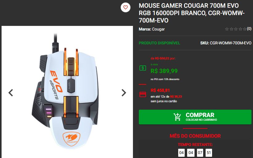 Mouse gamer em promoção: 3 opções competitivas por menos de R$400 4 Mouse gamer em promoção: 3 opções competitivas por menos de R$400 Captura de tela 2025 03 27 120914.png