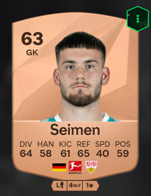EA FC25: Os melhores cinco goleiros jovens para o Modo Carreira Screenshot 147.png