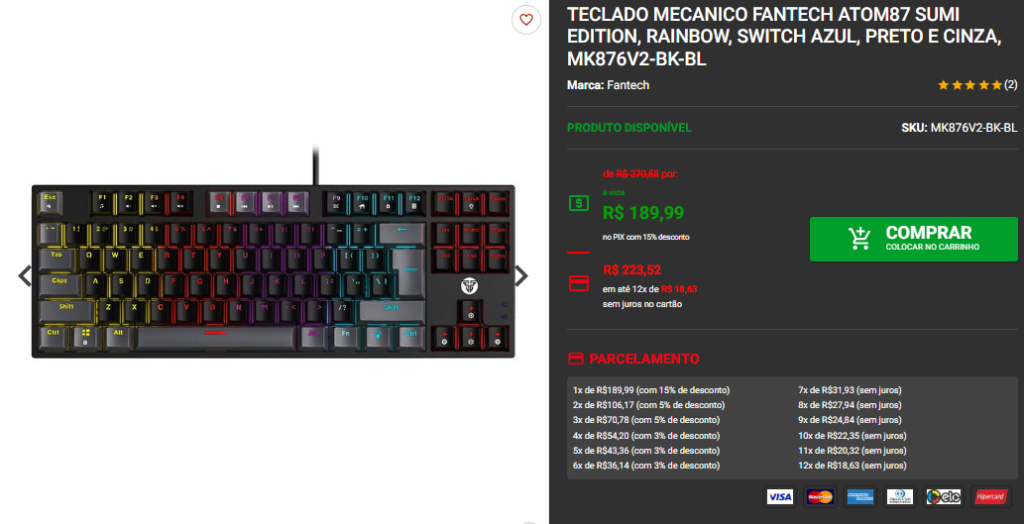 Teclado Gamer: 3 opções para aproveitar as promoções de Páscoa Captura de tela 2025 04 01 170007