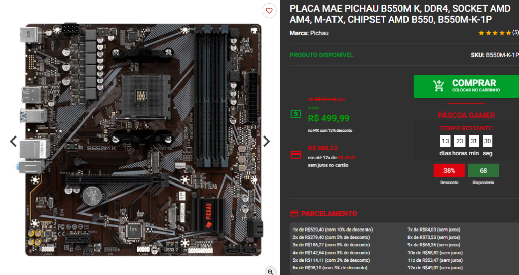 PC Gamer AM4 Ideal para Rodar Tudo Por até R$ 7.500 3 PC Gamer AM4 Ideal para Rodar Tudo Por até R$ 7.500 Captura de tela 2025 04 07 172833