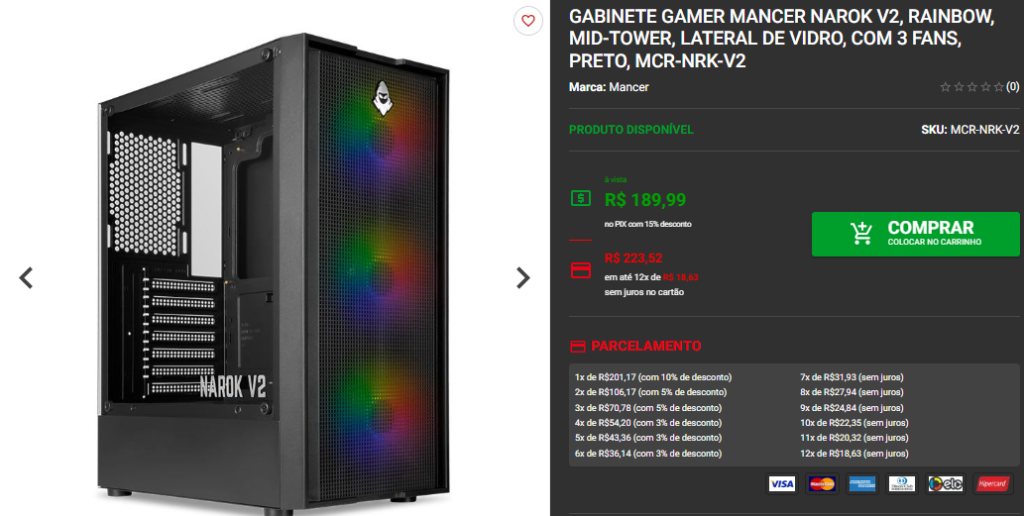 PC Gamer AM4 Ideal para Rodar Tudo Por até R$ 7.500 8 PC Gamer AM4 Ideal para Rodar Tudo Por até R$ 7.500 Captura de tela 2025 04 07 174050