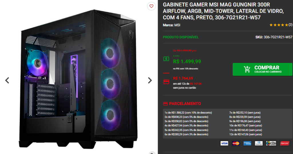 Páscoa Gamer: 3 Opções de Gabinetes Premium em Promoção 3 Páscoa Gamer: 3 Opções de Gabinetes Premium em Promoção Captura de tela 2025 04 09 085109