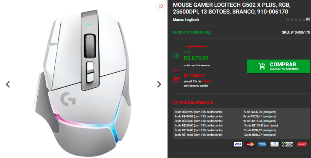 Páscoa Gamer: 3 opções de mouses incríveis em promoção na Pichau 3 Páscoa Gamer: 3 opções de mouses incríveis em promoção na Pichau Captura de tela 2025 04 16 161255
