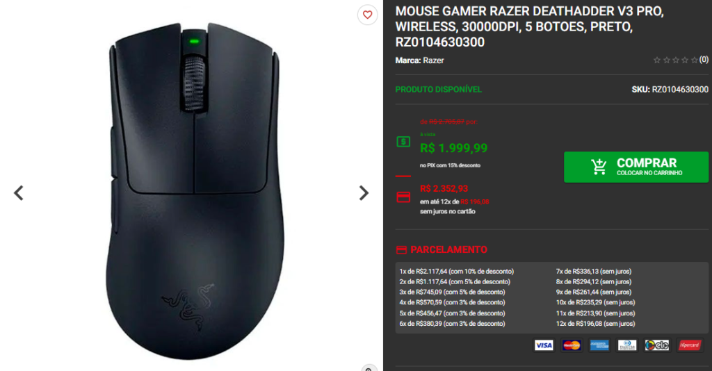 Páscoa Gamer: 3 opções de mouses incríveis em promoção na Pichau 4 Páscoa Gamer: 3 opções de mouses incríveis em promoção na Pichau Captura de tela 2025 04 16 161305