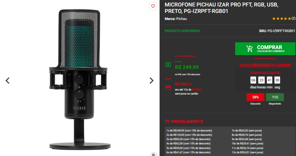 Descobrimento Gamer: 3 produtos Pichau em Promoção 2 Descobrimento Gamer: 3 produtos Pichau em Promoção Captura de tela 2025 04 23 171836
