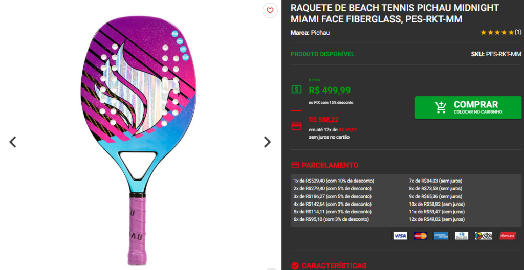 Pichau Lança Coleção Exclusiva de Raquetes de Beach Tennis Captura de tela 2025 04 24 171911