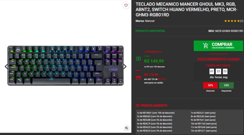 Teclado mecânico: 3 opções de entrada na Pichau 2 Teclado mecânico: 3 opções de entrada na Pichau Captura de tela 2025 04 28 185941