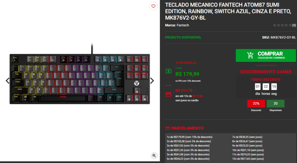 Teclado mecânico: 3 opções de entrada na Pichau 4 Teclado mecânico: 3 opções de entrada na Pichau Captura de tela 2025 04 28 185949