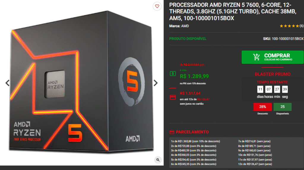 Gastando o Mínimo Possível Para Montar um PC Gamer pra Jogar em Full HD e 180Hz Captura de tela 2025 05 12 093226