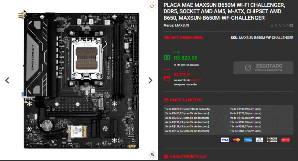 Gastando o Mínimo Possível Para Montar um PC Gamer pra Jogar em Full HD e 180Hz Captura de tela 2025 05 12 093235