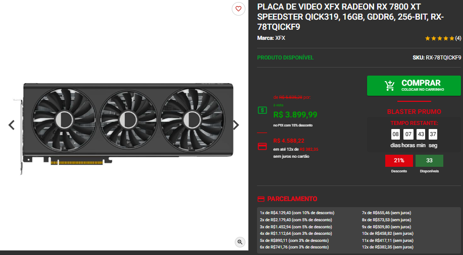 Super Prumo: 3 opções de placas de vídeo em promoção na Pichau 4 Super Prumo: 3 opções de placas de vídeo em promoção na Pichau Captura de tela 2025 05 15 091626.png