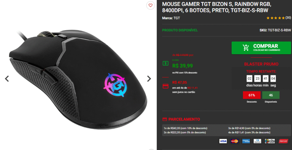 Mouse Gamer em promoção: 3 opções de entrada disponíveis na Pichau 2 Mouse Gamer em promoção: 3 opções de entrada disponíveis na Pichau Captura de tela 2025 05 20 171900