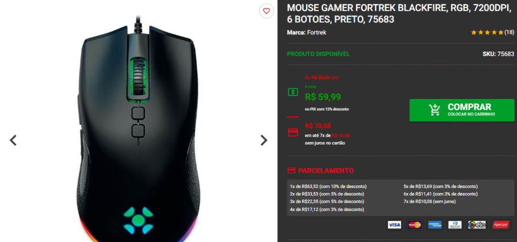 Mouse Gamer em promoção: 3 opções de entrada disponíveis na Pichau 3 Mouse Gamer em promoção: 3 opções de entrada disponíveis na Pichau Captura de tela 2025 05 20 171904