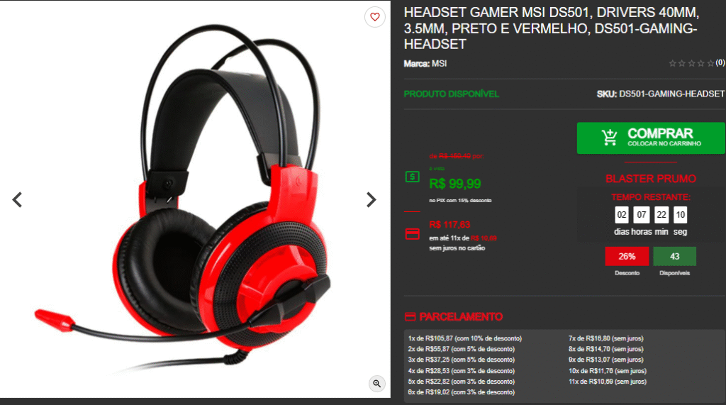 Headset Gamer: 3 opções de entrada por menos de R$ 100 na Pichau 4 Headset Gamer: 3 opções de entrada por menos de R$ 100 na Pichau Captura de tela 2025 05 21 093754