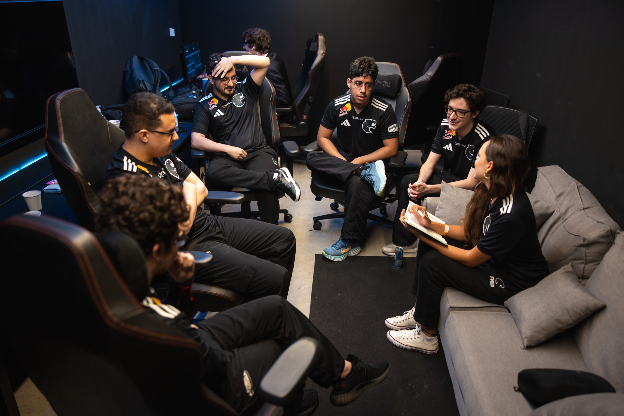 jogadores da FURIA que disputa a LTA Sul