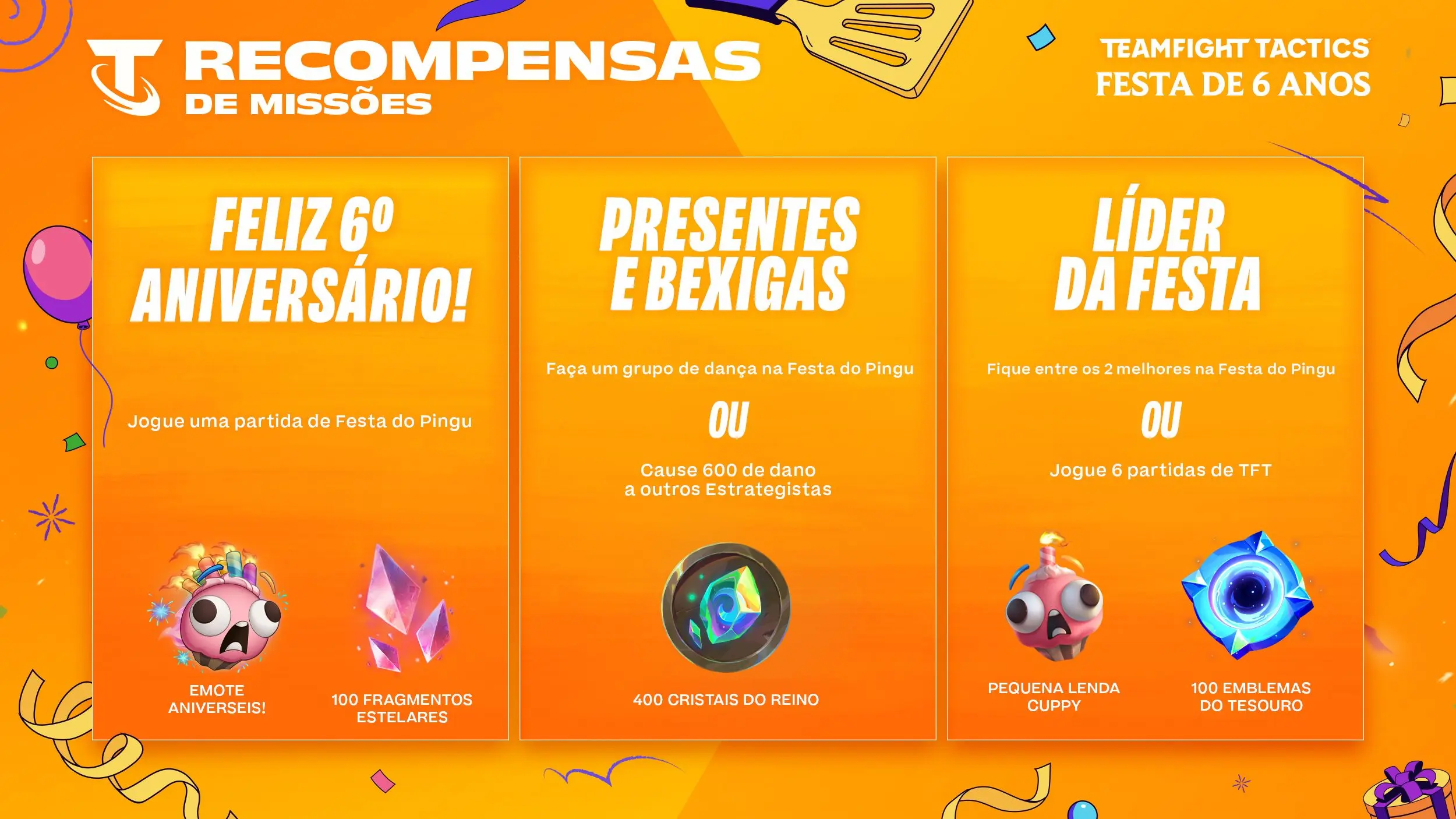 recompensas da Festa do Pingu 2024