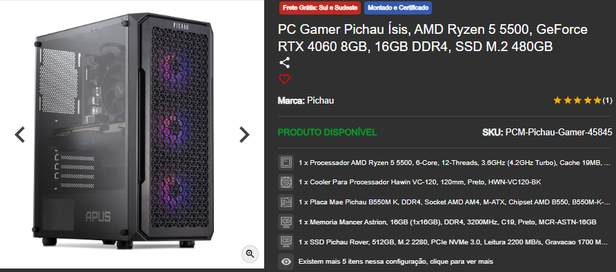 Prumo Lover PC Gamer: Aproveite o dia dos namorados para presentear seu Mozão 2 Prumo Lover PC Gamer: Aproveite o dia dos namorados para presentear seu Mozão Captura de tela 2025 06 06 162459.png